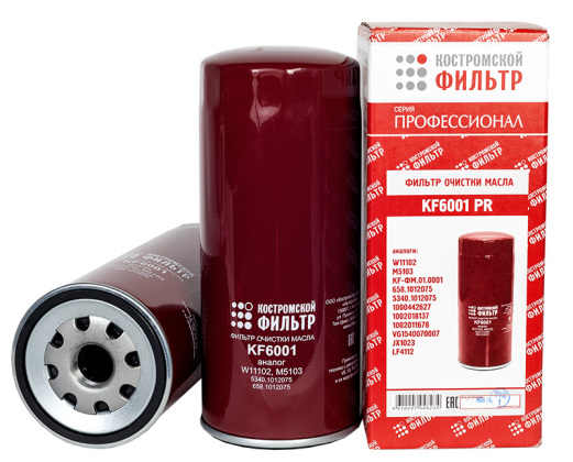 Фильтр очистки масла KF6001 PR (W11102, M5103, KF-ФМ.01.0001) «Профессионал»