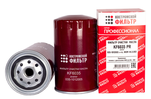 Фильтр очистки масла KF6035 PR (035-1012005, ФОМ44.3.002) h170 «Профессионал»